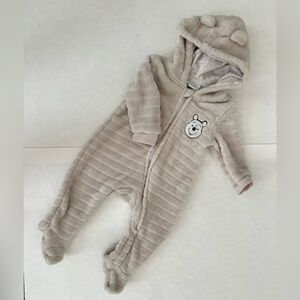 Disney Winnie the Pooh Hooded Baby Footie
